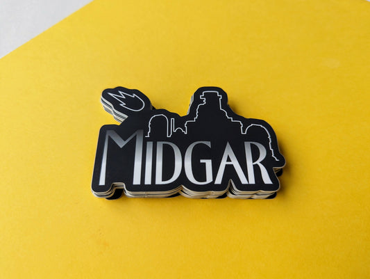 Midgar - Final Fantasy x Frasier Gaming Vinyl Sticker