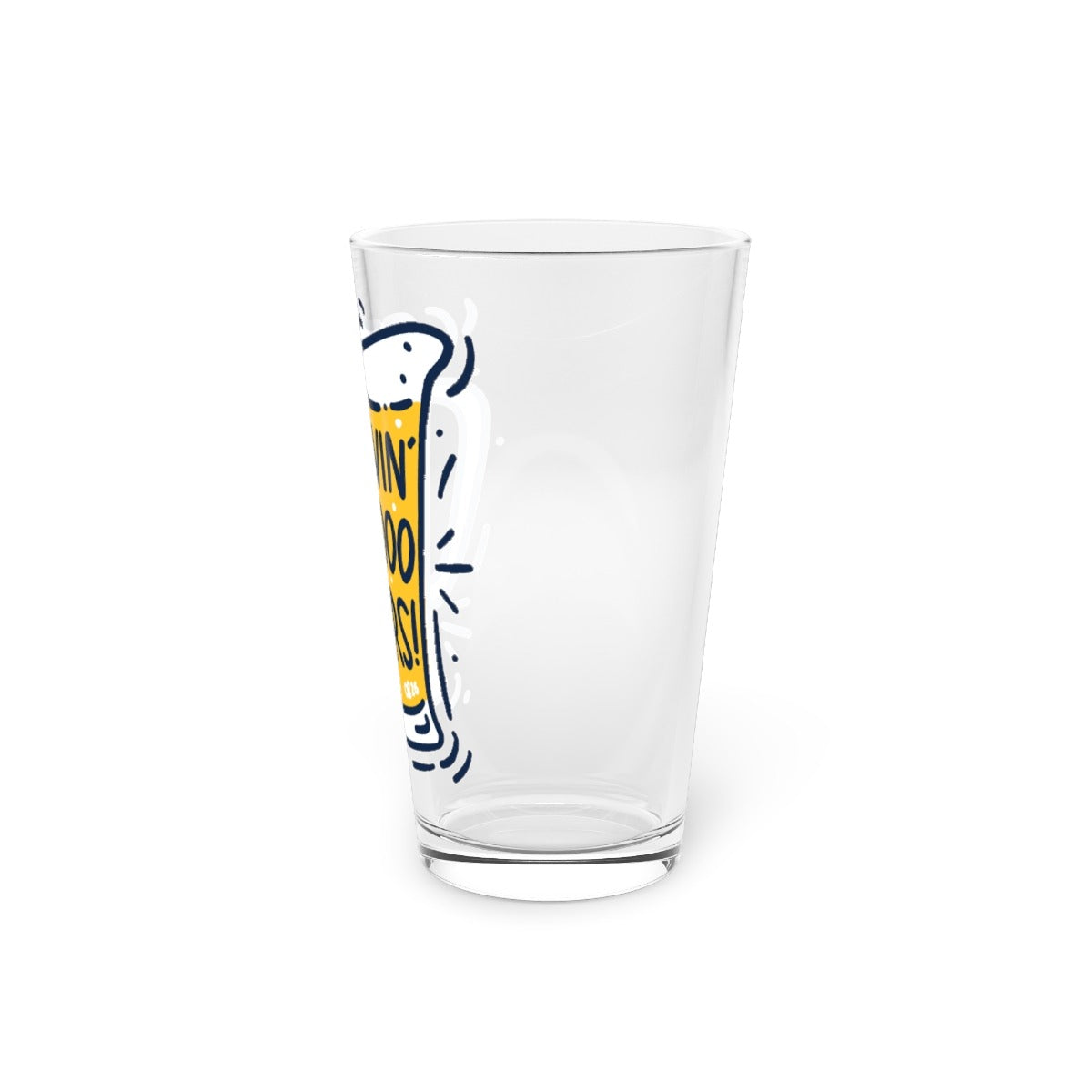 100,000 Beers Pint Glass - 4