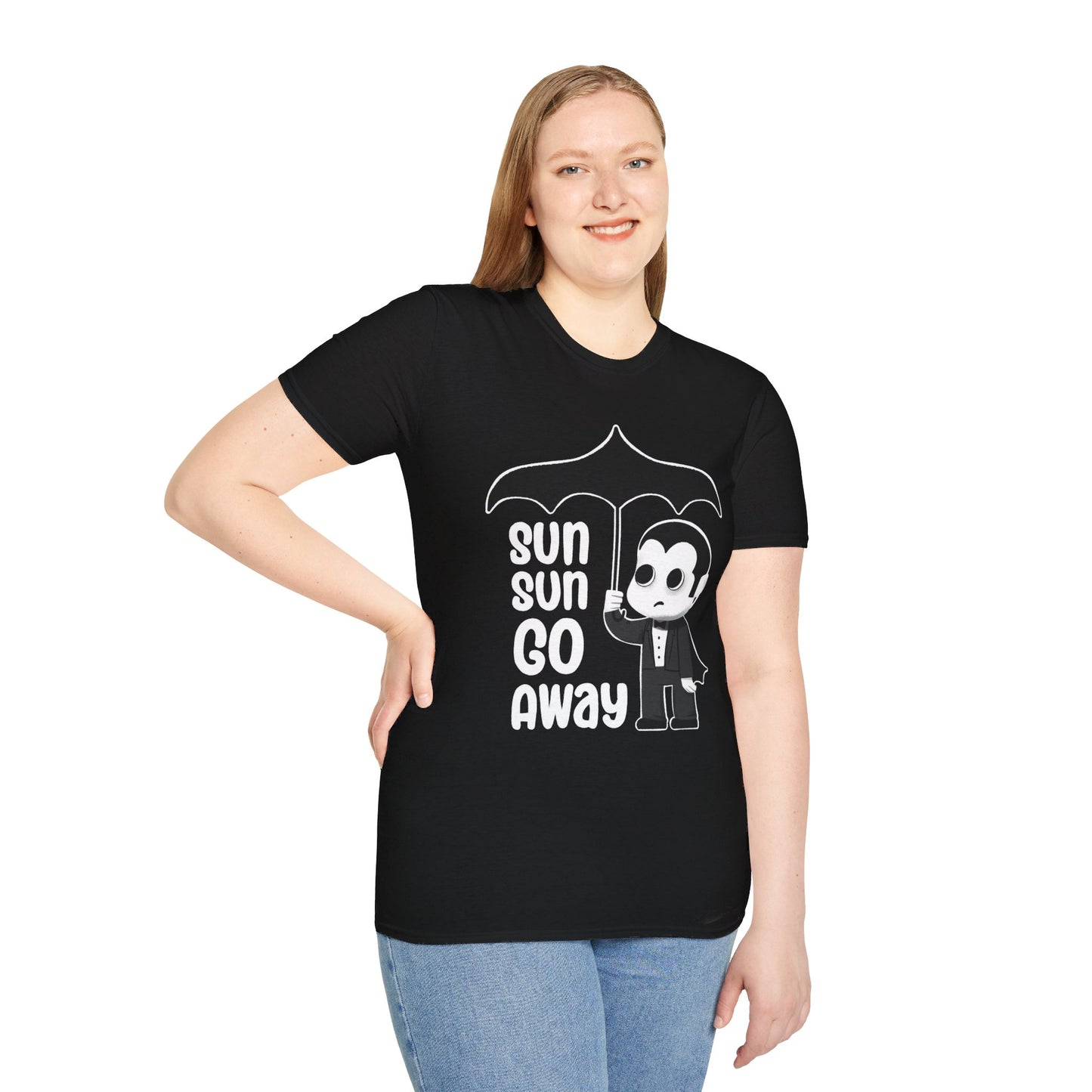 Sun Go Away Funny Summer Gift for Goth T-Shirt