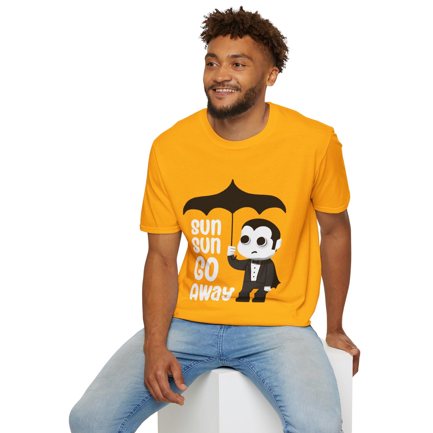 Sun Go Away Funny Summer Gift for Goth T-Shirt