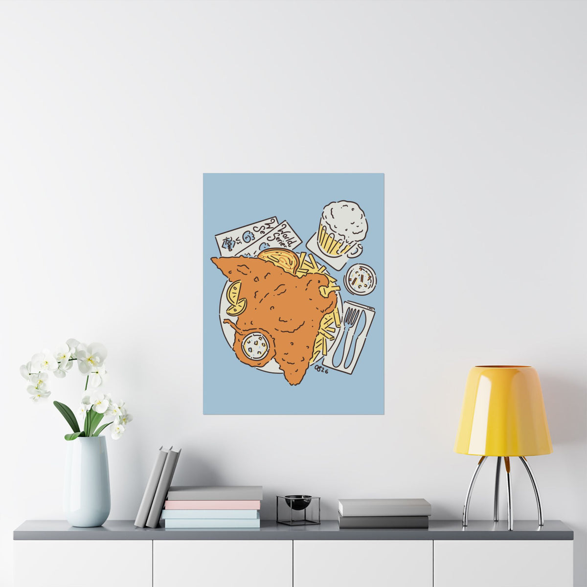 Fried-Ray Fish Fry Print - 12