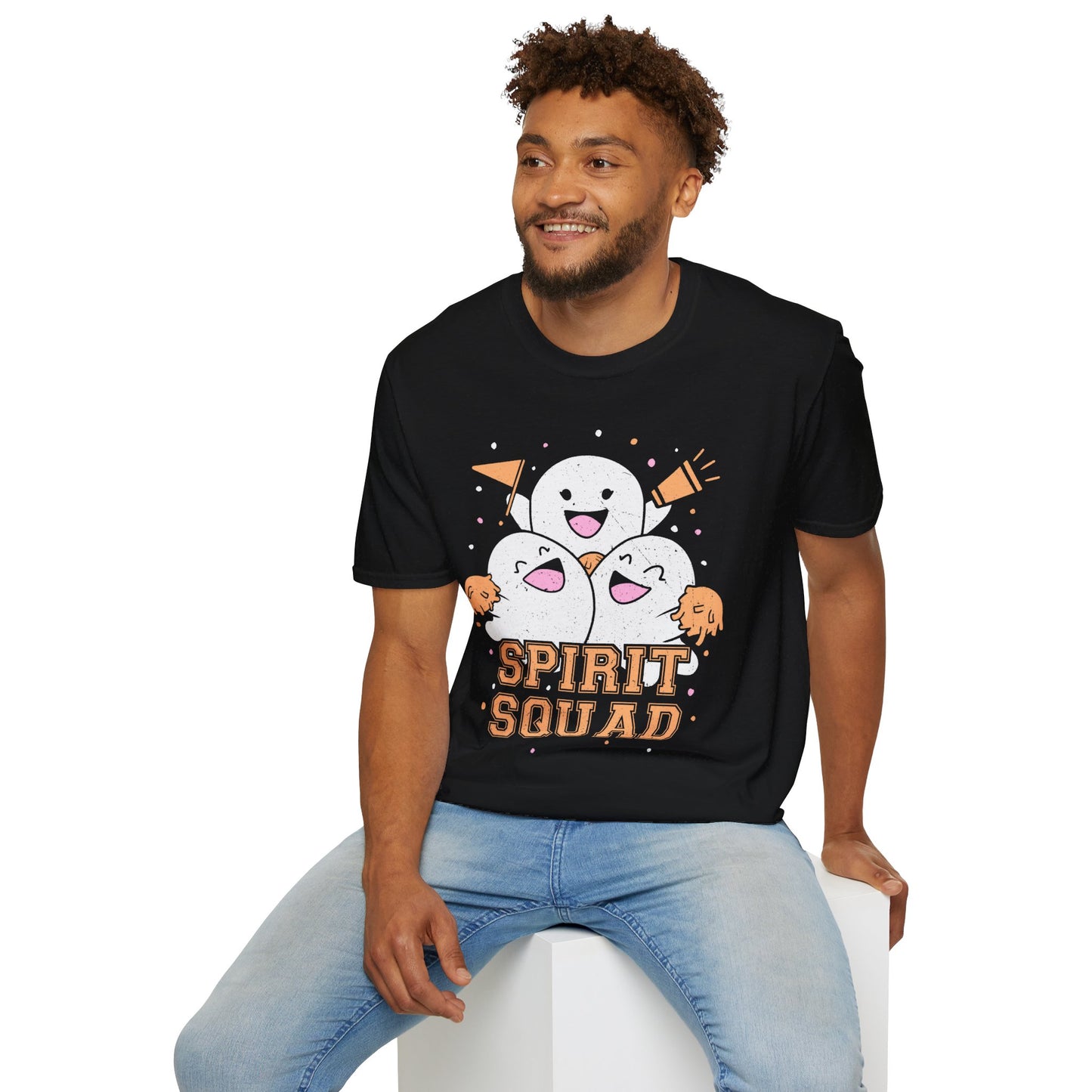 Spirit Squad Funny Spooky Ghost T-Shirt