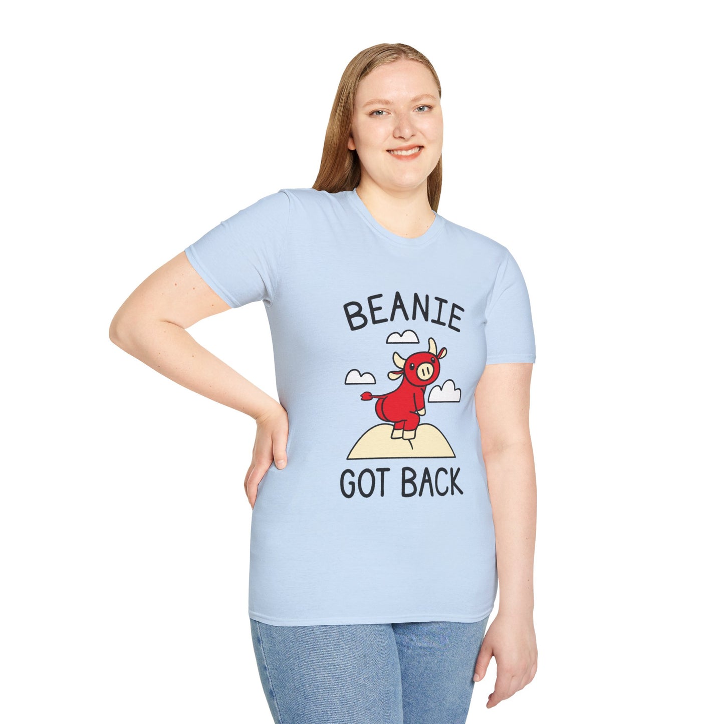 Beanie Got Back Funny 90s Gift for Fan of Beanie Ty Toys T-Shirt