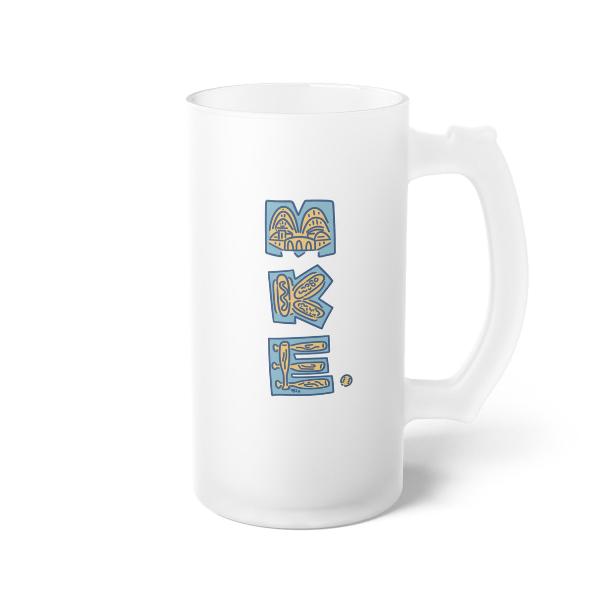 MKE Ballpark Frosted Beer Mug - 3