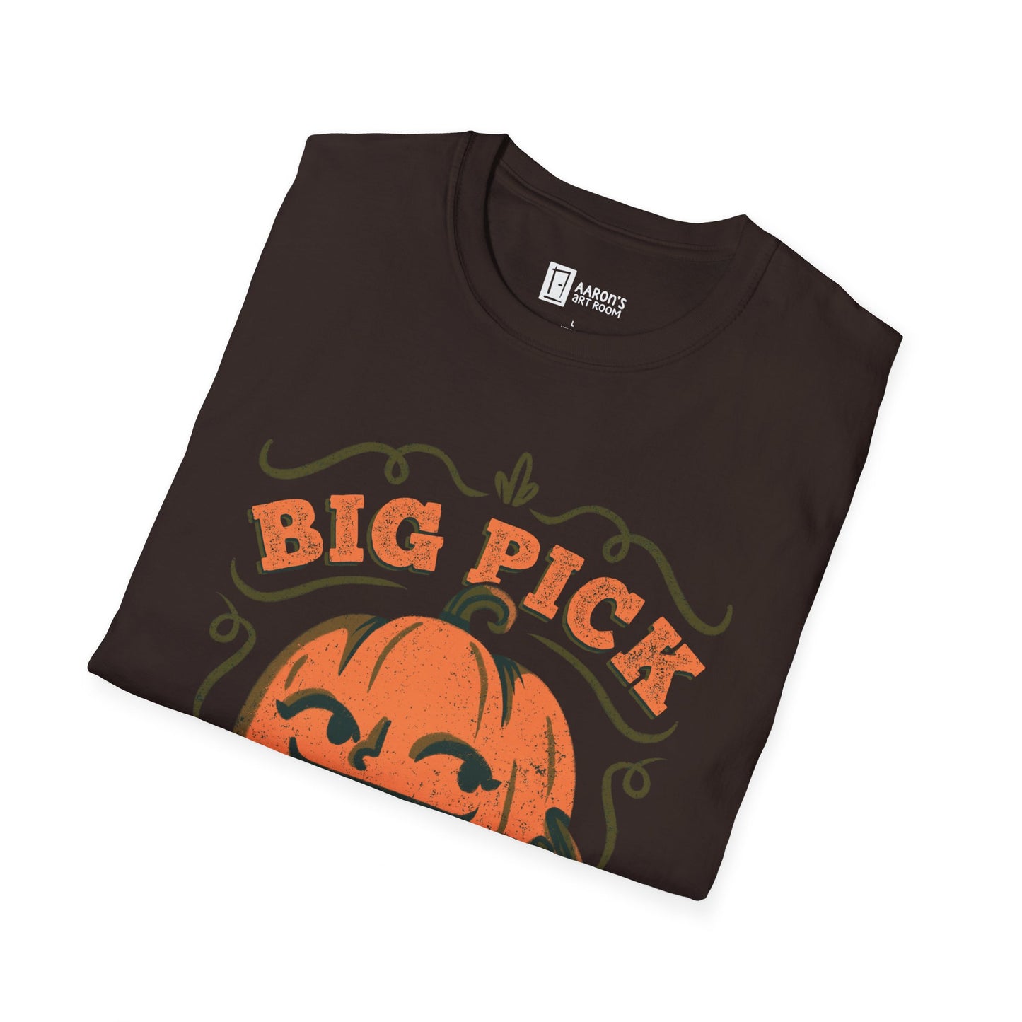 Big Pick Energy - Funny Halloween Pumpkin Picking T-Shirt