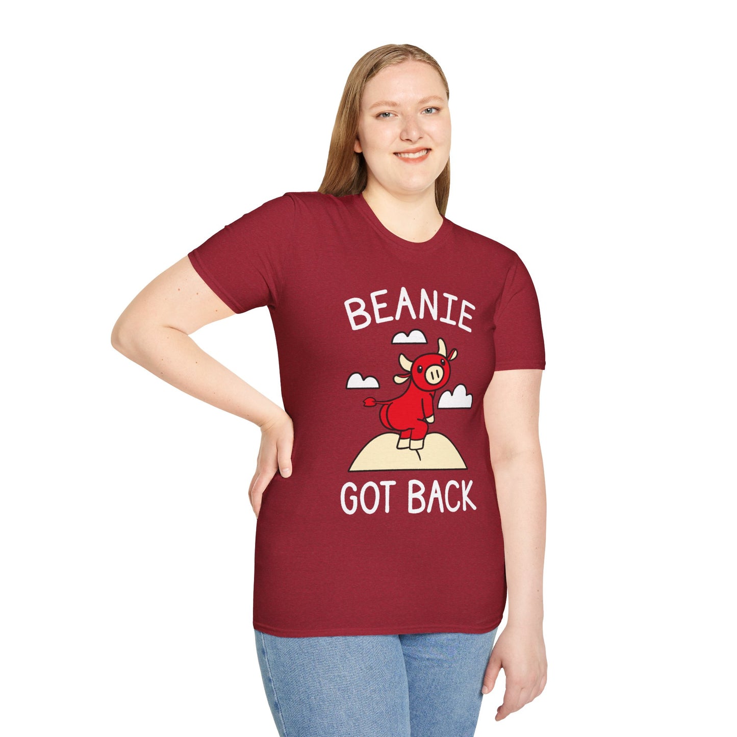 Beanie Got Back Funny 90s Gift for Fan of Beanie Ty Toys T-Shirt