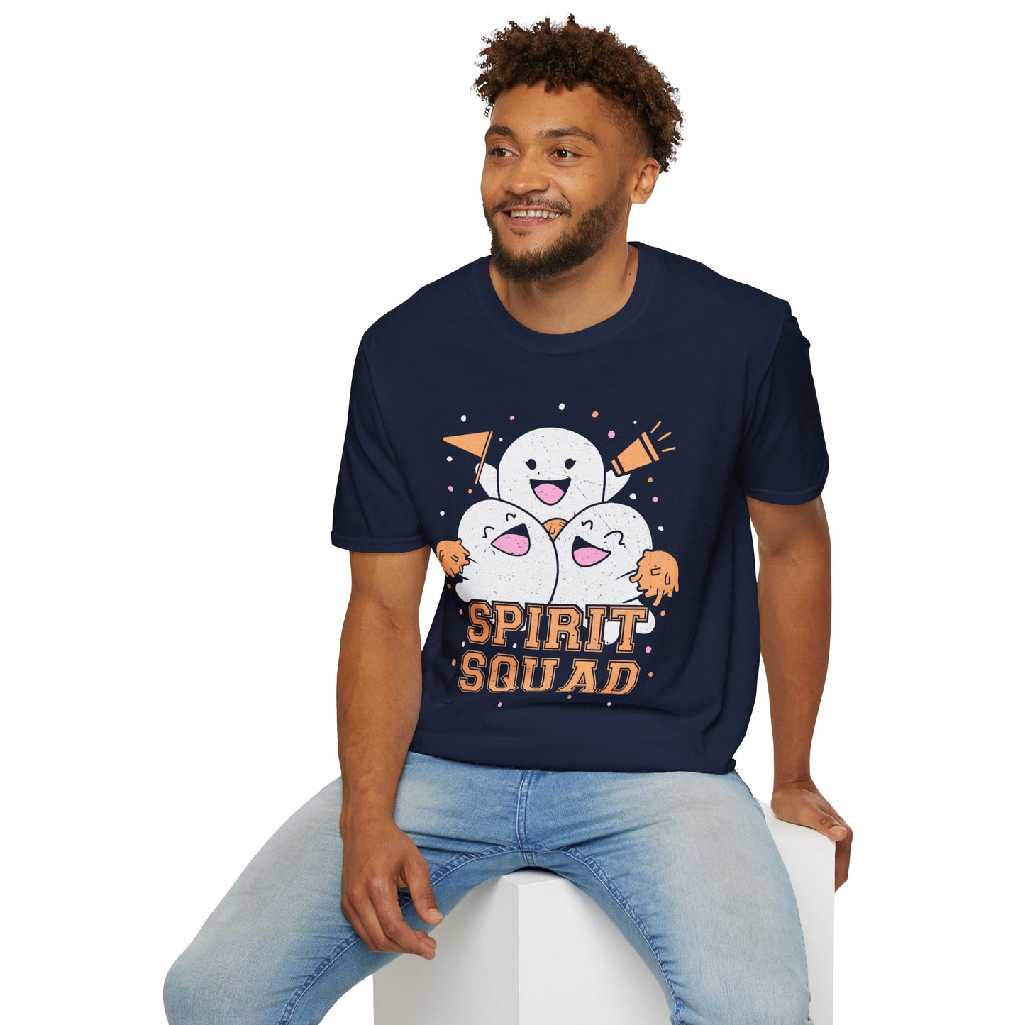 Spirit Squad Funny Spooky Ghost T-Shirt