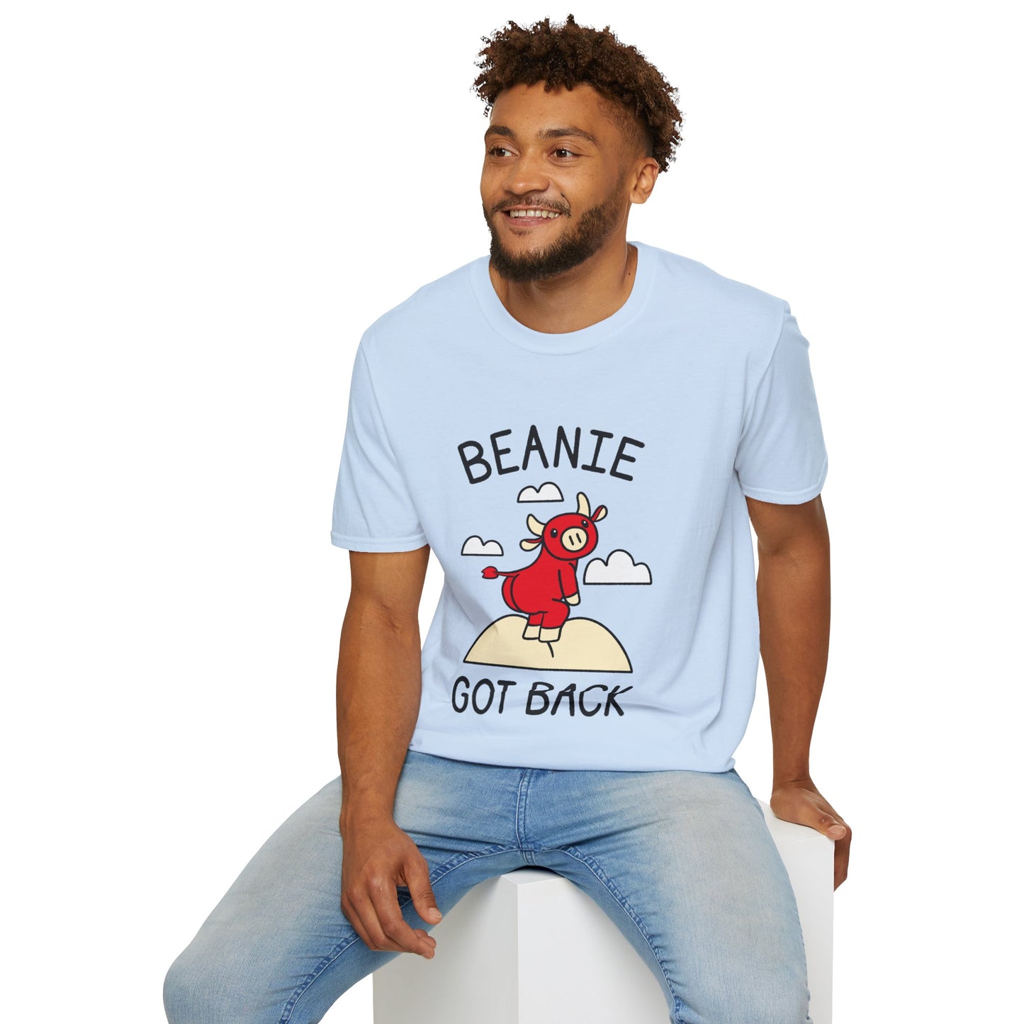 Beanie Got Back Funny 90s Gift for Fan of Beanie Ty Toys T-Shirt