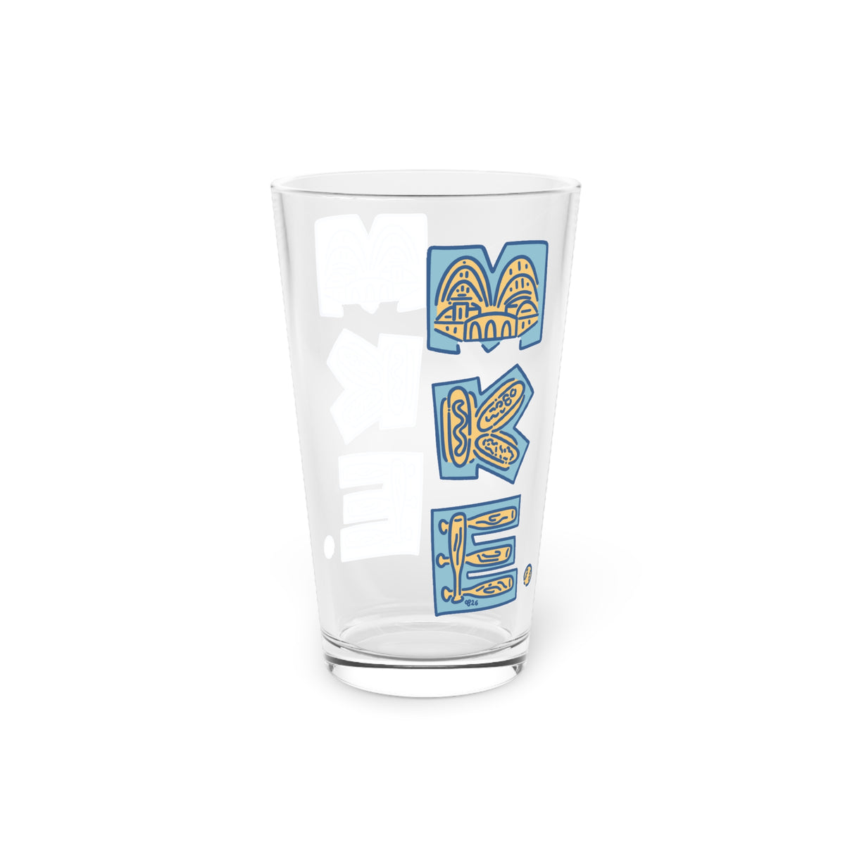 MKE Ballpark Pint Glass - 1