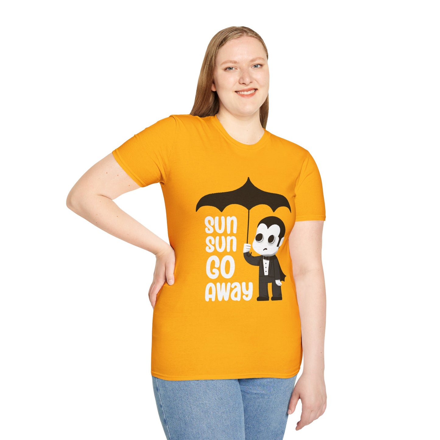 Sun Go Away Funny Summer Gift for Goth T-Shirt