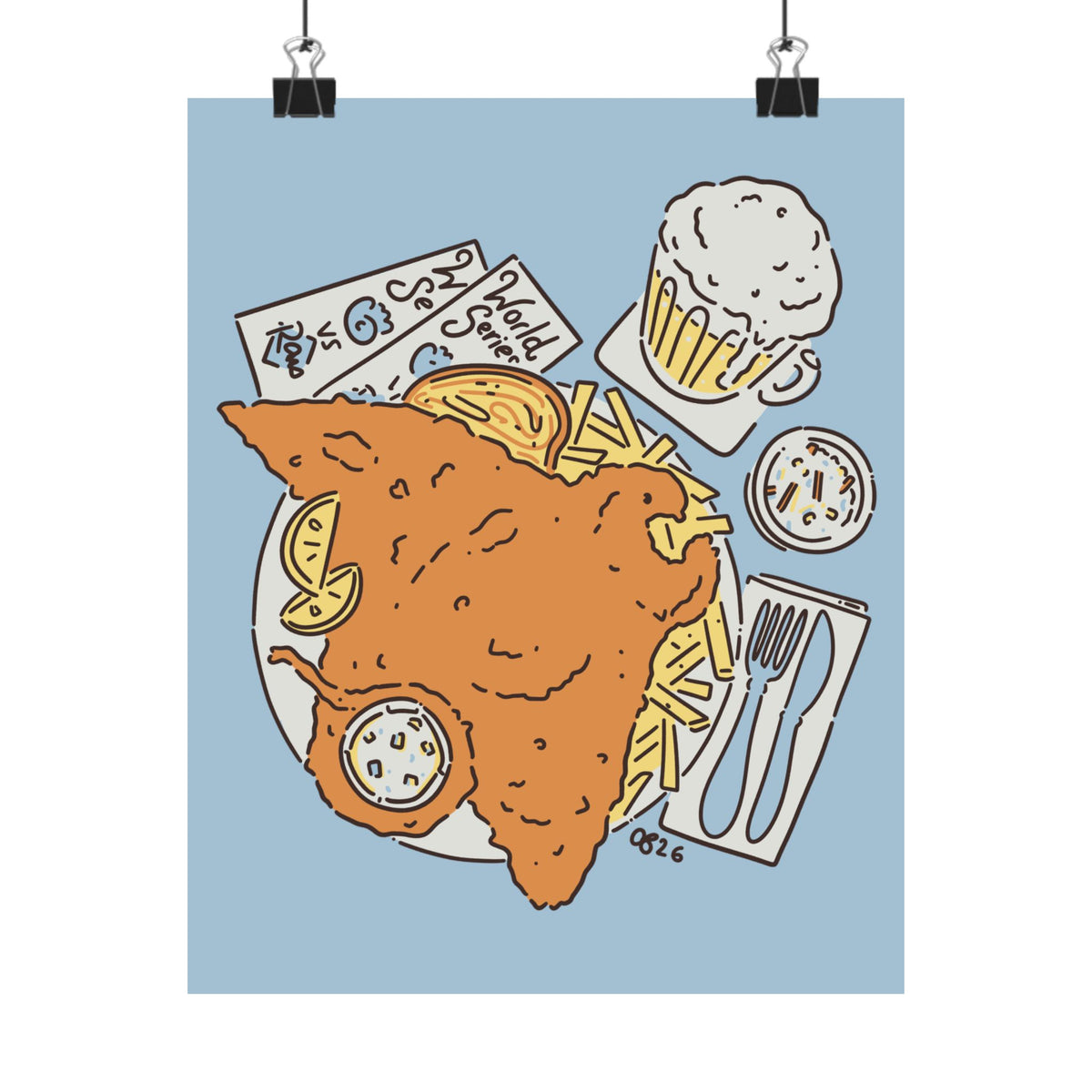 Fried-Ray Fish Fry Print - 2