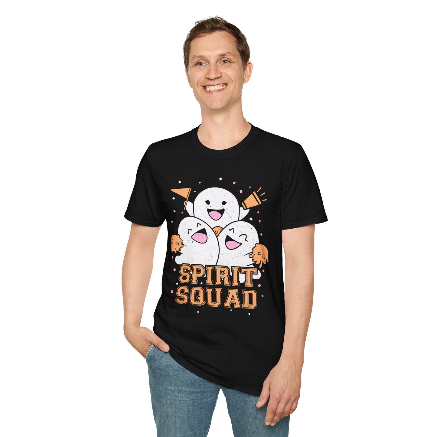 Spirit Squad Funny Spooky Ghost T-Shirt