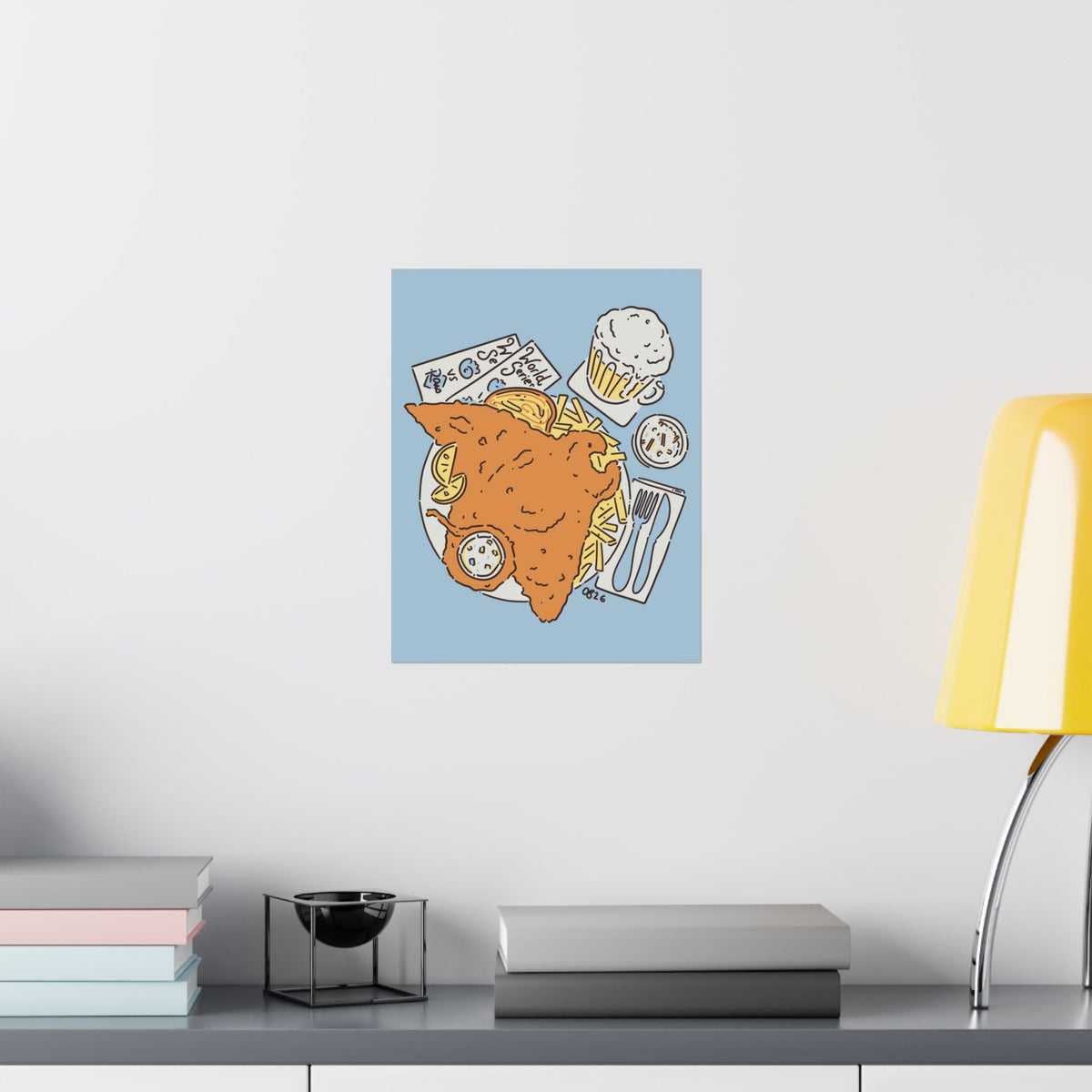 Fried-Ray Fish Fry Print - 6