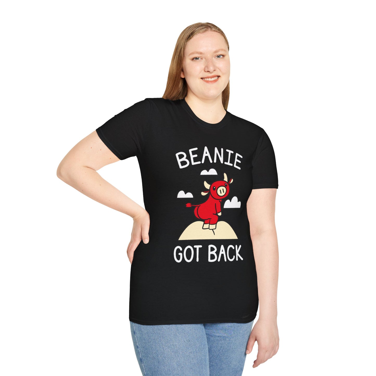 Beanie Got Back Funny 90s Gift for Fan of Beanie Ty Toys T-Shirt