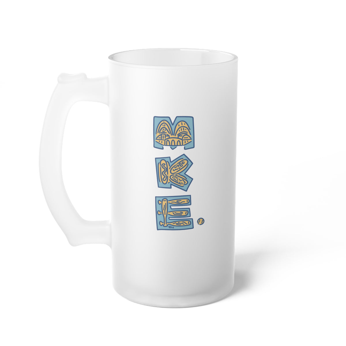 MKE Ballpark Frosted Beer Mug - 1