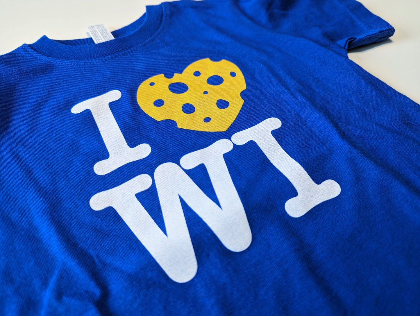 I Love WI - Wisconsin Travel for Kids Screen Printed Shirt