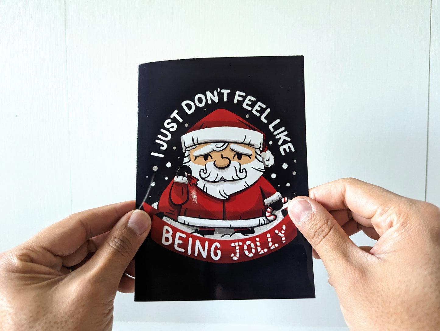 Not So Jolly St Nick - Funny Christmas Card