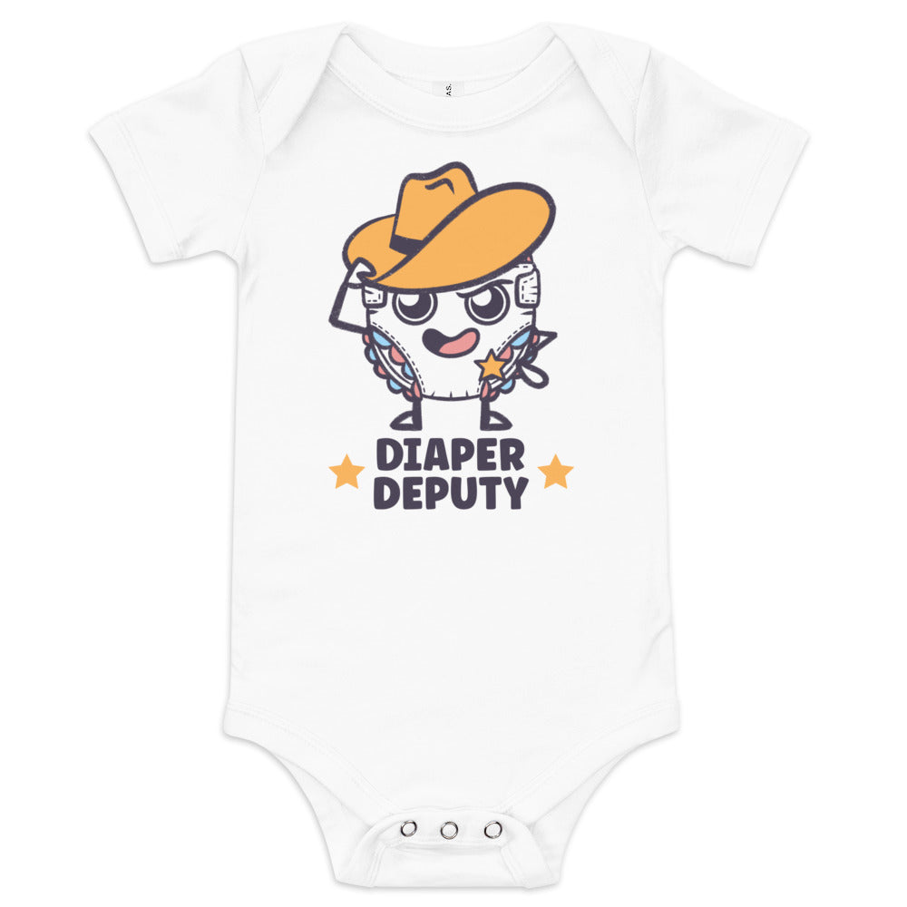 Diaper Deputy - Funny Gift for New Parents Baby Bodysuit Onesie