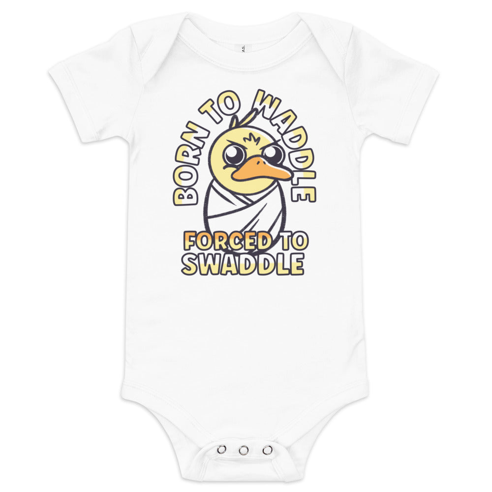 Born to Swaddle - Funny Animal Baby Bodysuit Onesie Gift for New Parents