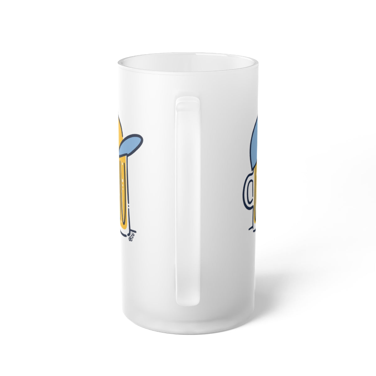 Beer Hat Frosted Beer Mug - 4