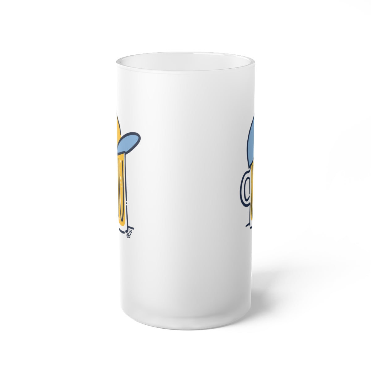 Beer Hat Frosted Beer Mug - 3