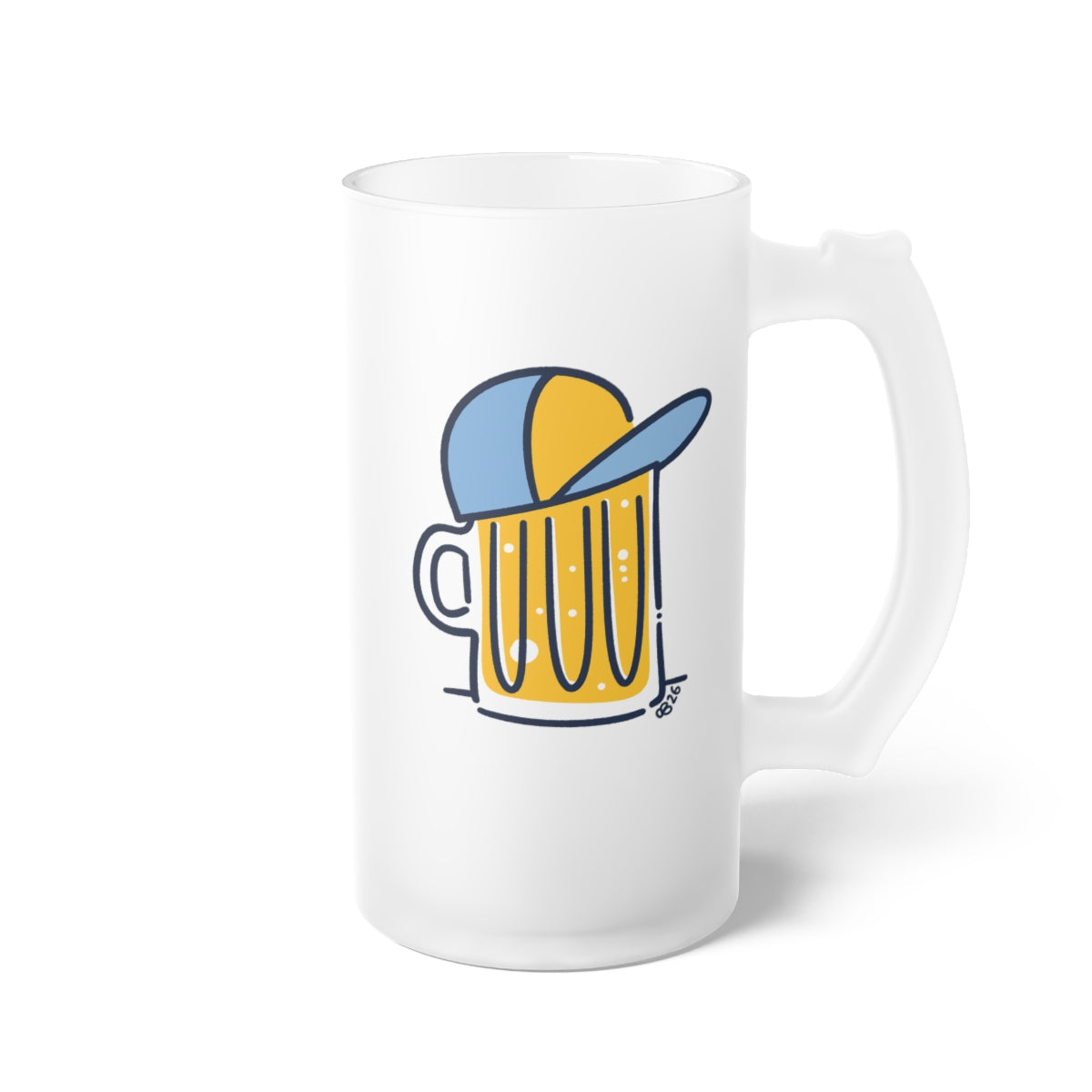 Beer Hat Frosted Beer Mug - 2