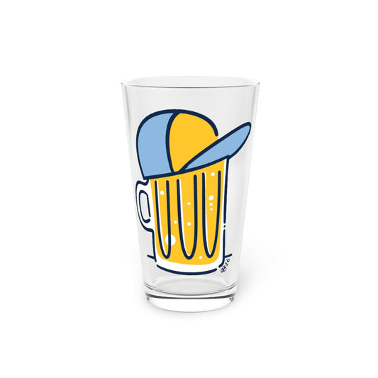 Beer Hat Pint Glass - 1