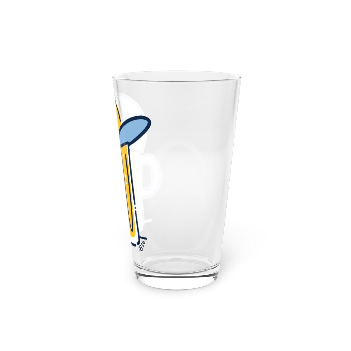 Beer Hat Pint Glass - 3