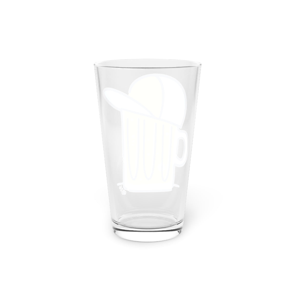 Beer Hat Pint Glass - 4