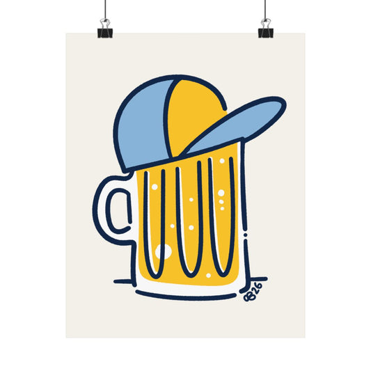 Beer Hat Print - 1