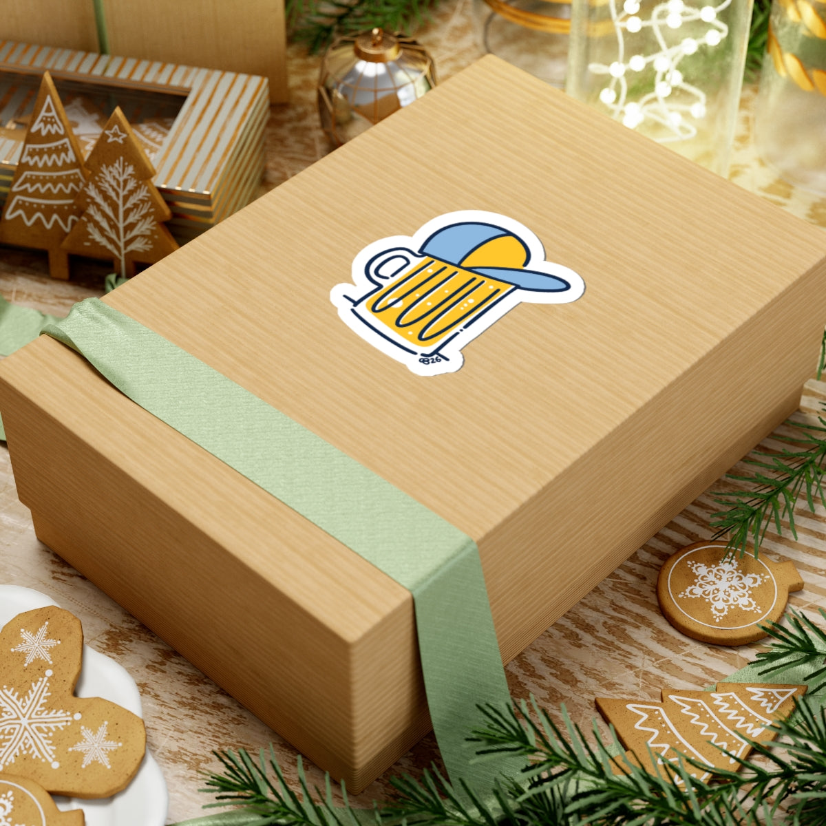 Beer Hat Sticker - 3