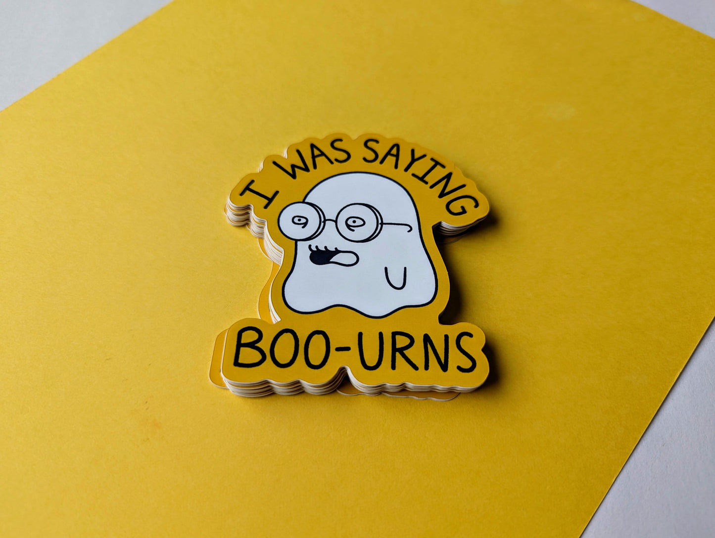 Boo-Urns funny 90s Nostalgia Vinyl Sticker