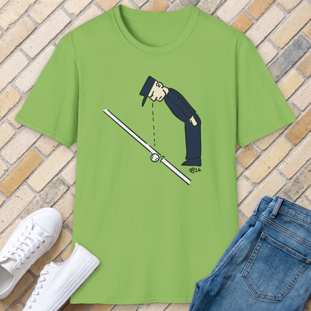 Confirmed tee - Lime - front