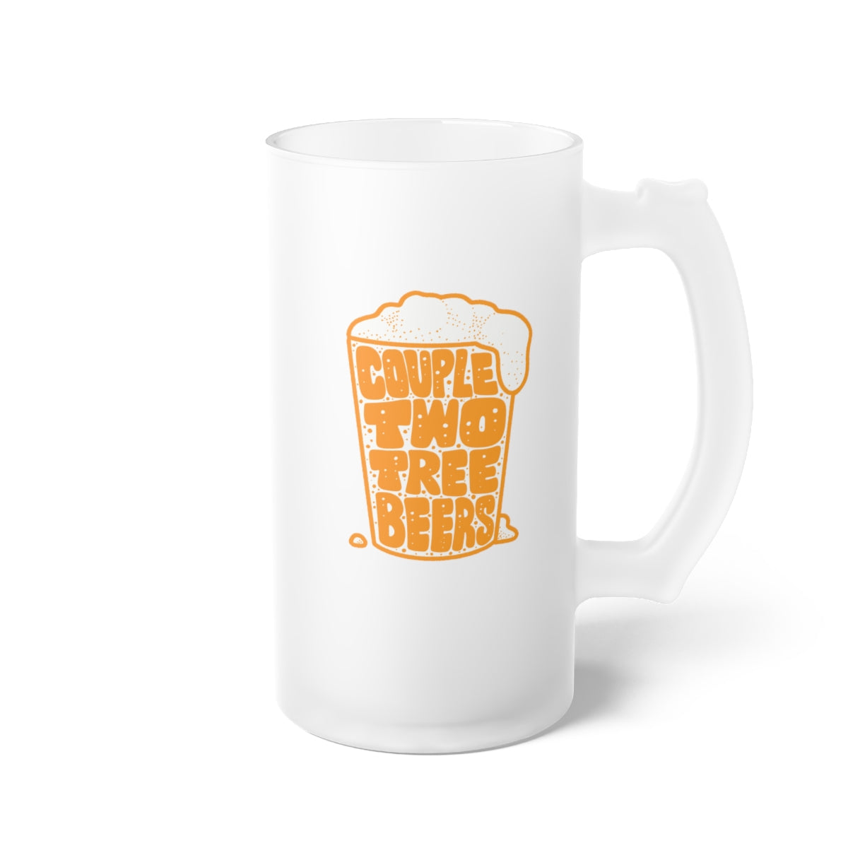 Couple Two Tree Beers Frosted Beer Mug - 2