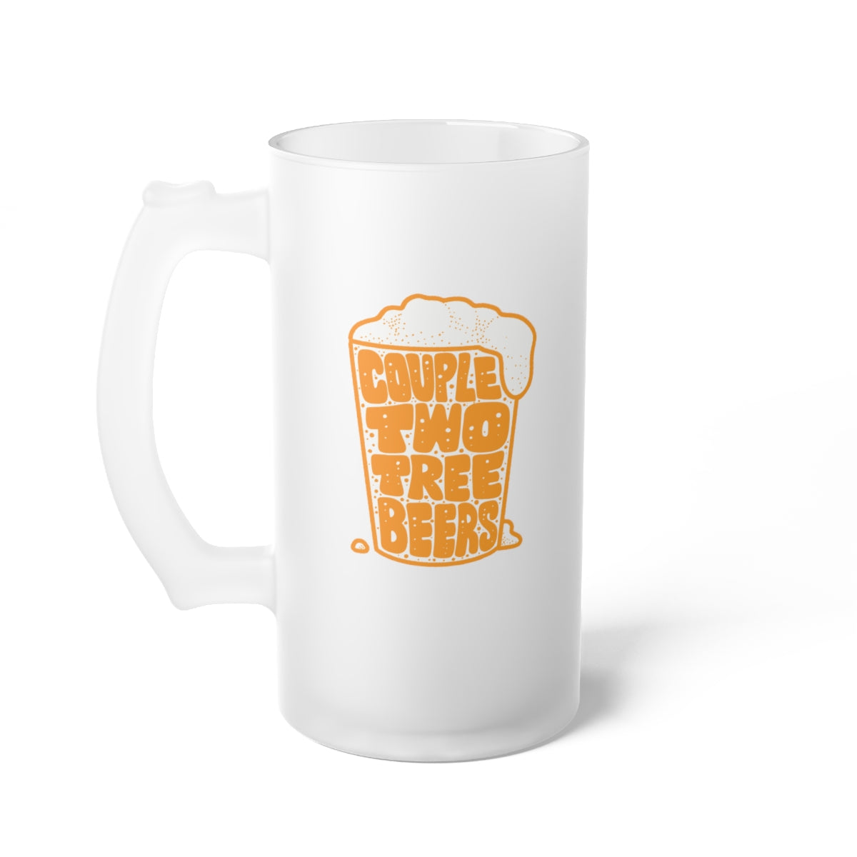 Couple Two Tree Beers Frosted Beer Mug - 1