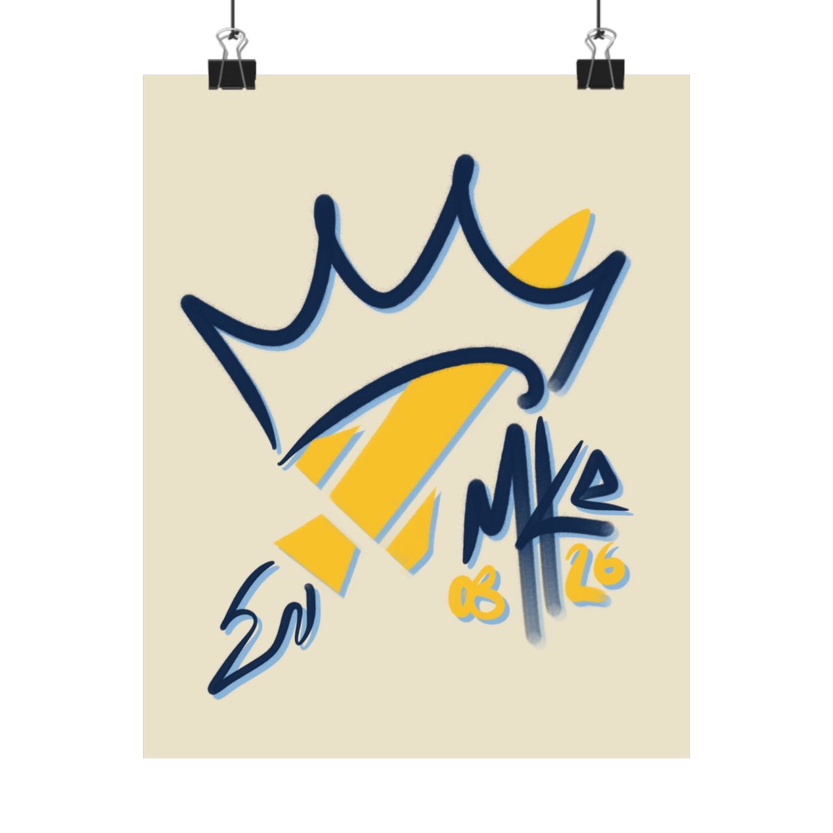 Crownzooka Cream City Print - 2