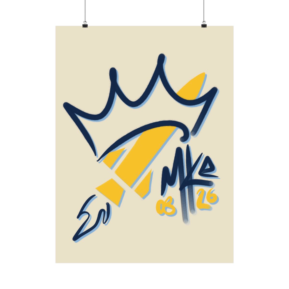 Crownzooka Cream City Print - 3