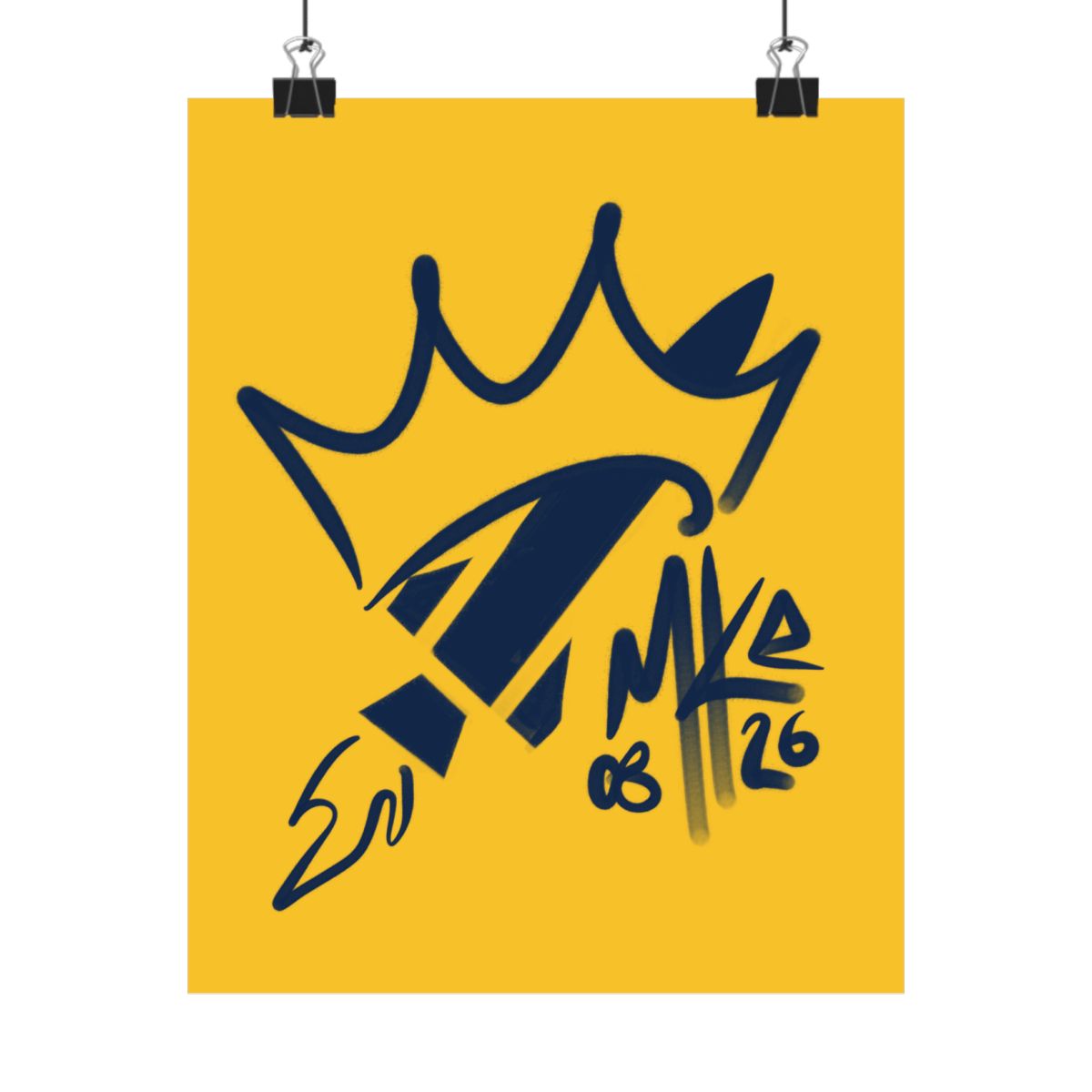 Crownzooka Gold Rush Print - 2