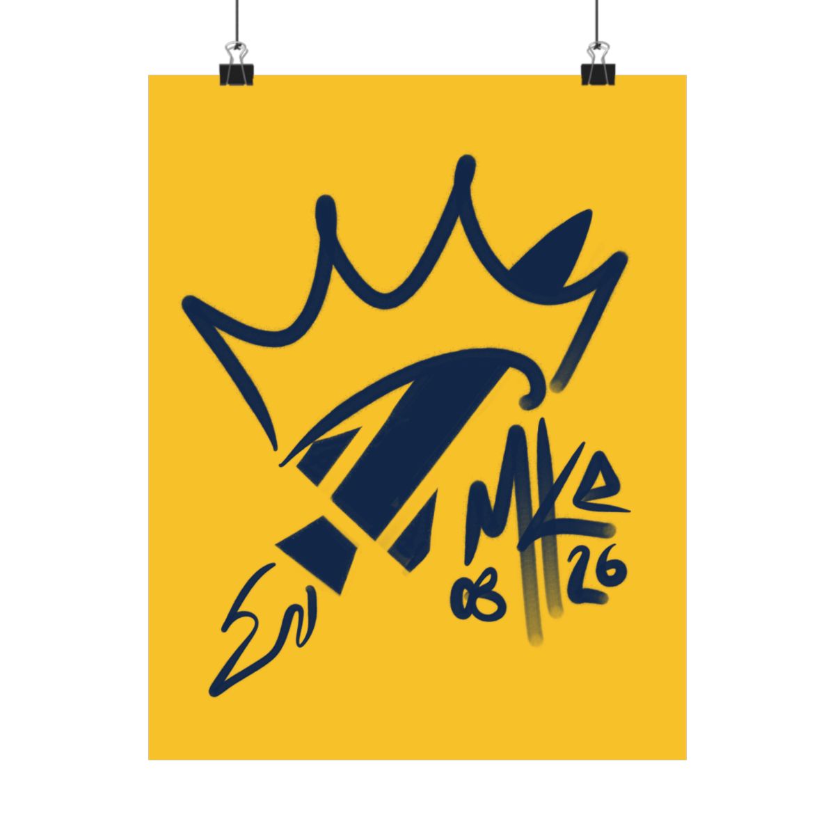 Crownzooka Gold Rush Print - 1