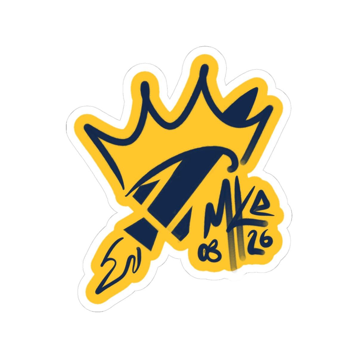 Crownzooka Gold Rush Sticker - 1