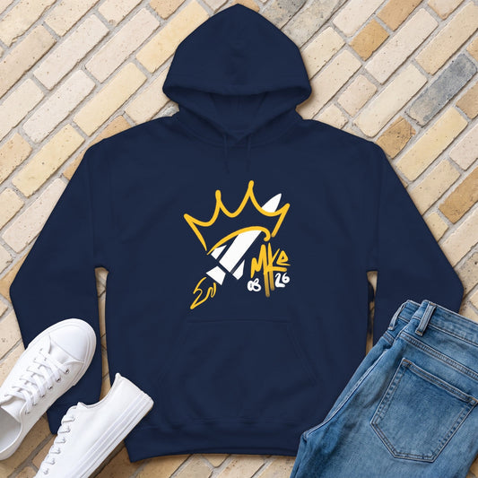 Crownzooka Hoodie - Navy - front