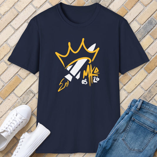 Crownzooka tee - Navy - front