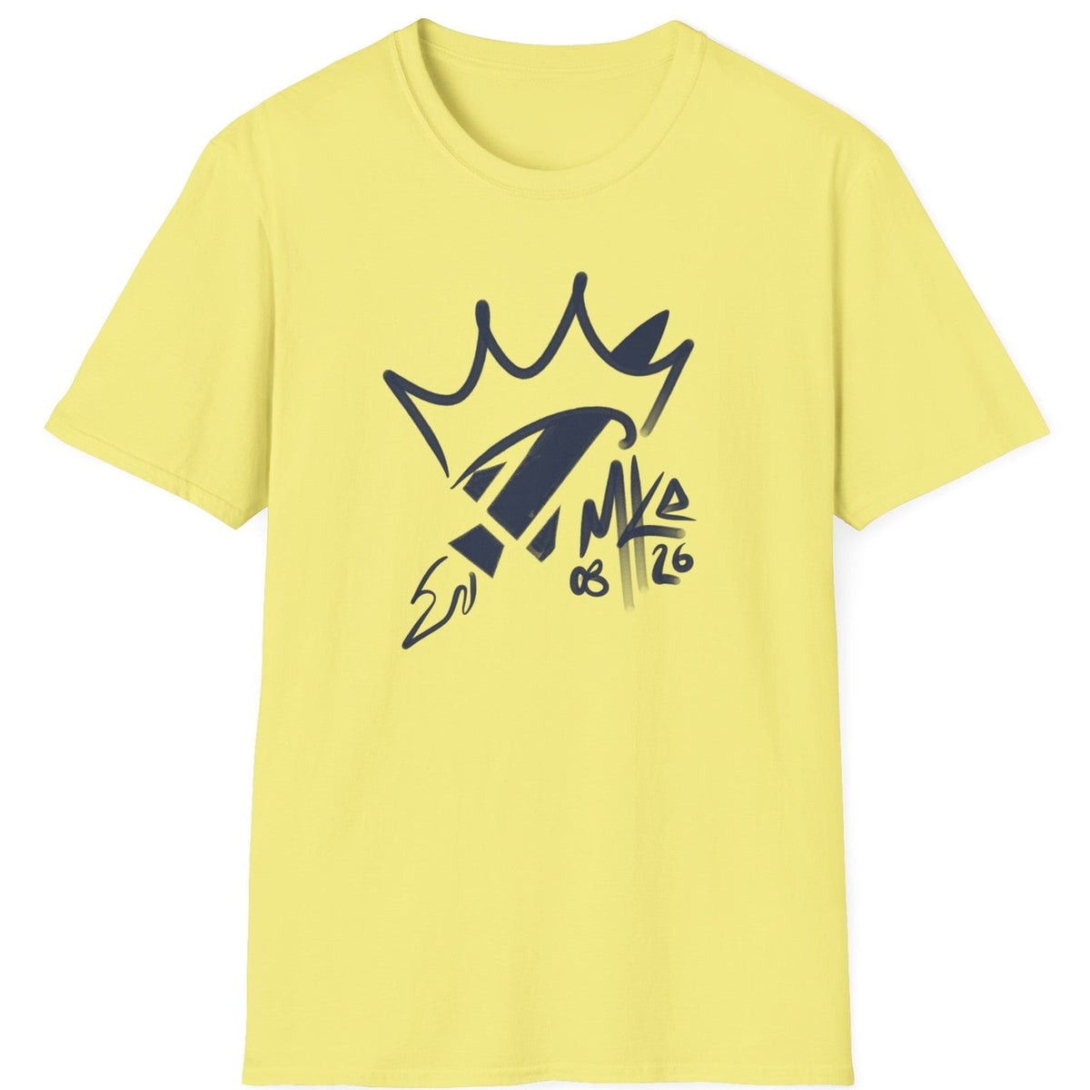 Crownzooka tee - Cornsilk - front