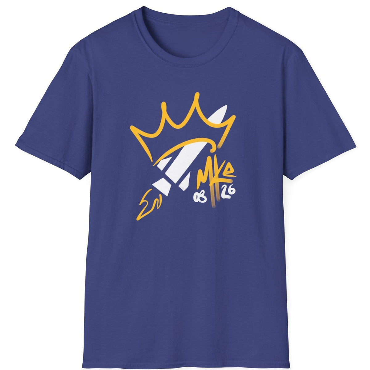 Crownzooka tee - Metro Blue - front