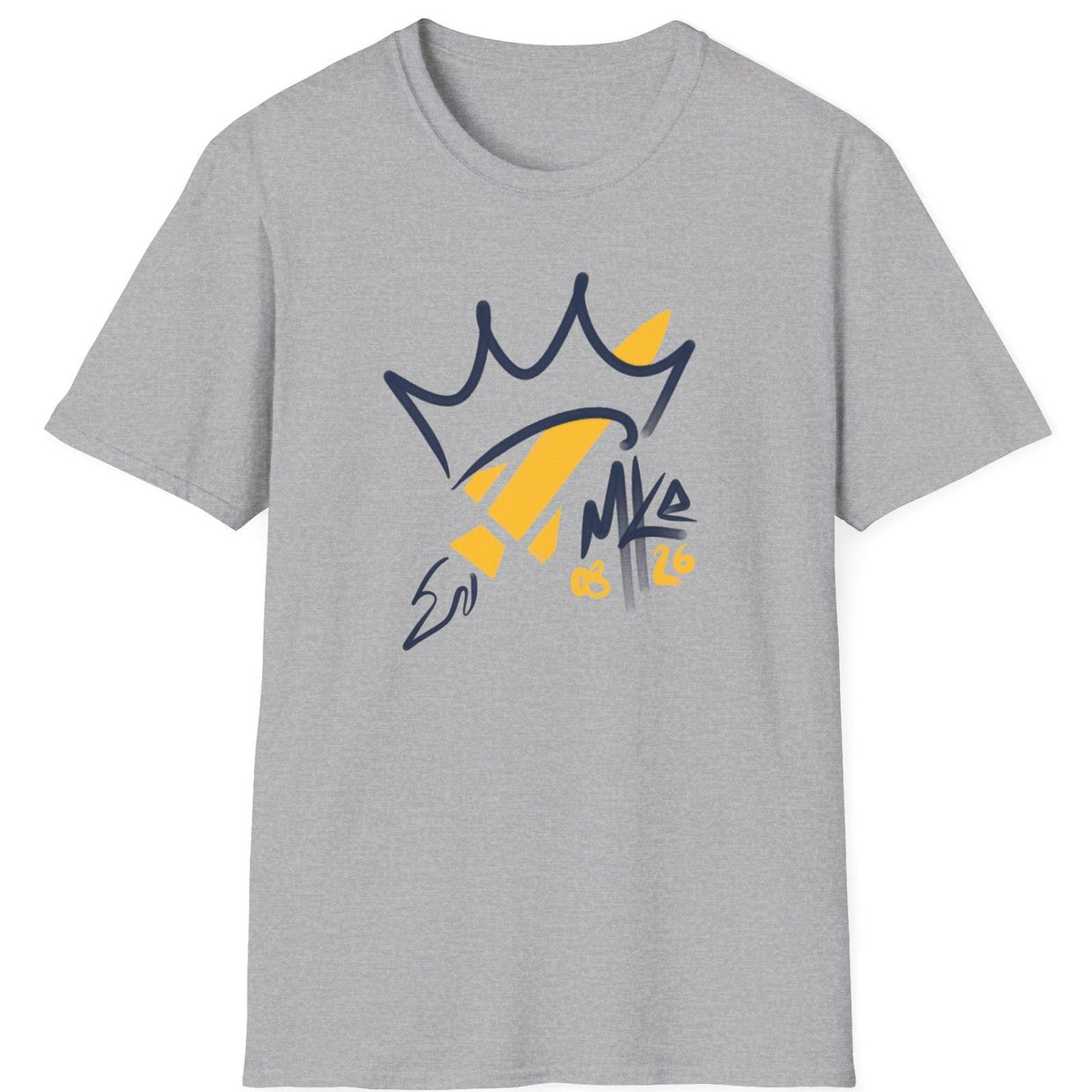 Crownzooka tee - Sport Grey - front