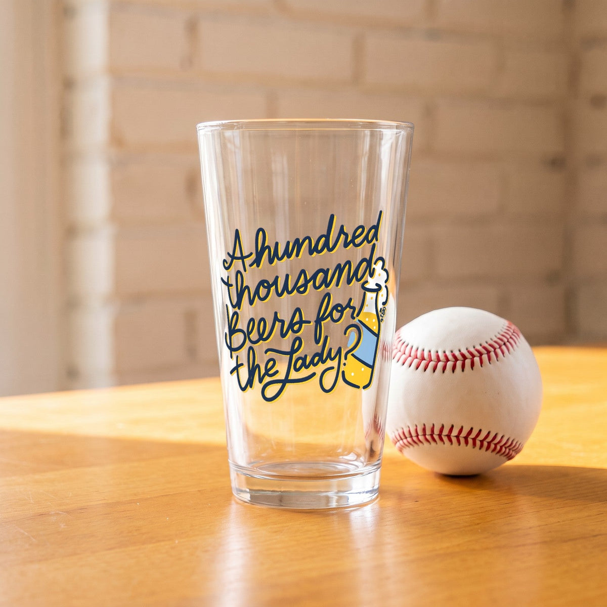 For The Lady Pint Glass - 1