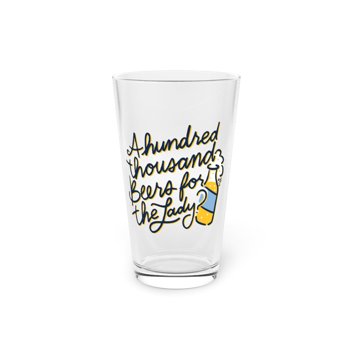 For The Lady Pint Glass - 2
