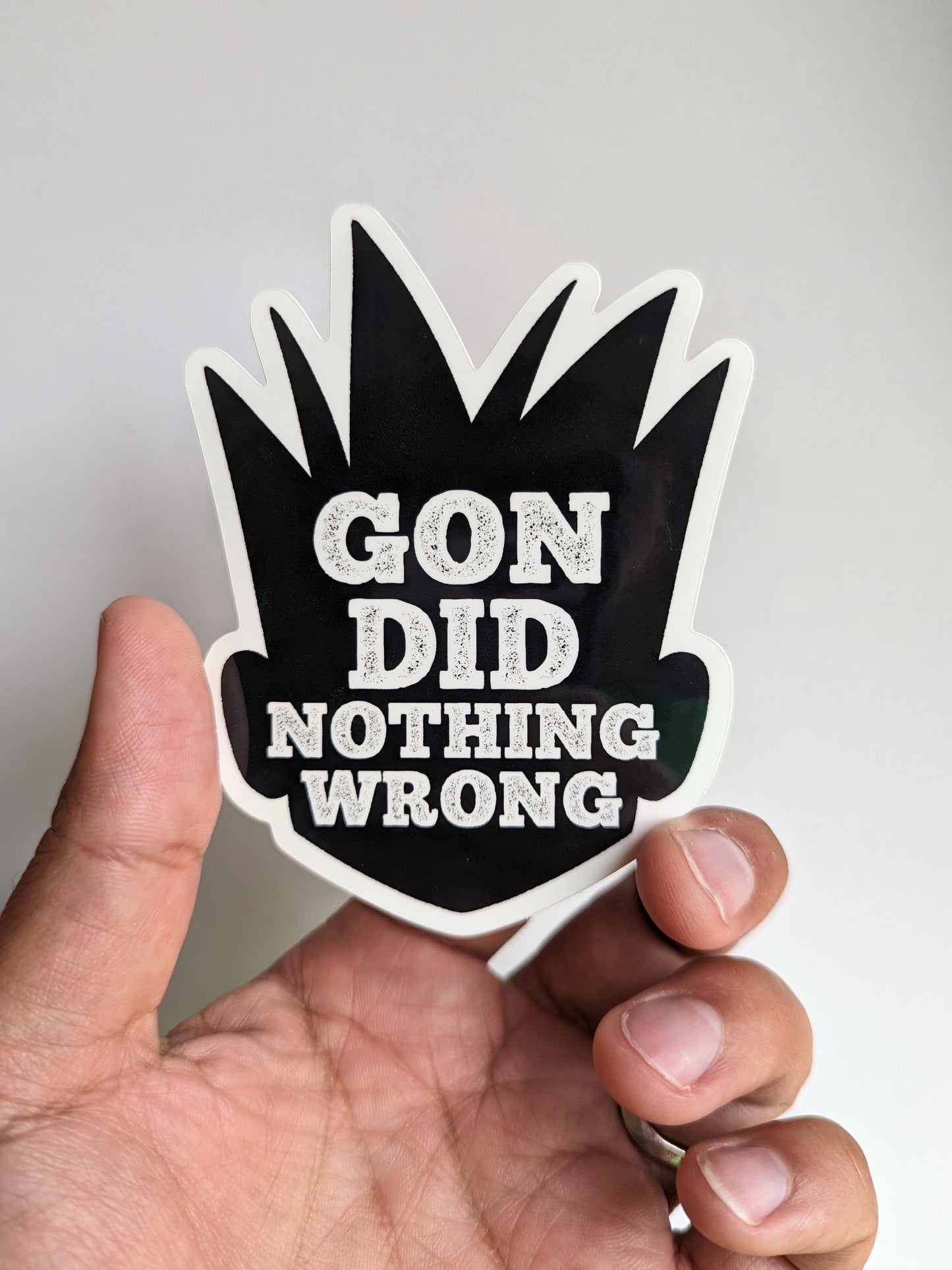 Gon Did Nothing Wrong - Sticker for Hunter x Hunter fans
