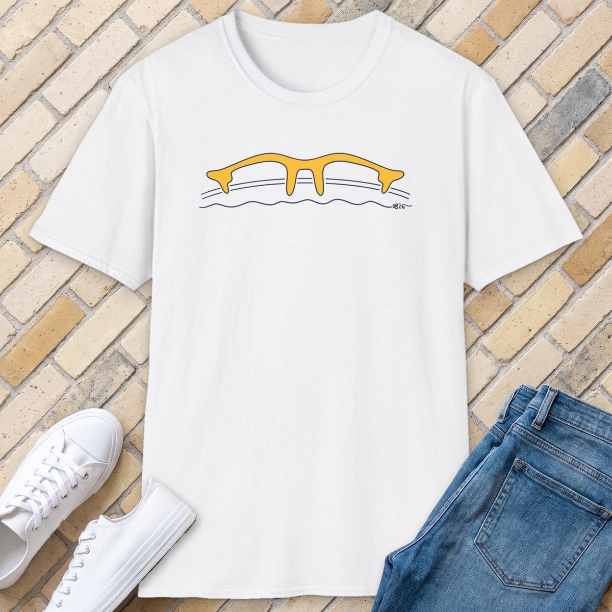 MKE Bridge tee - White - front
