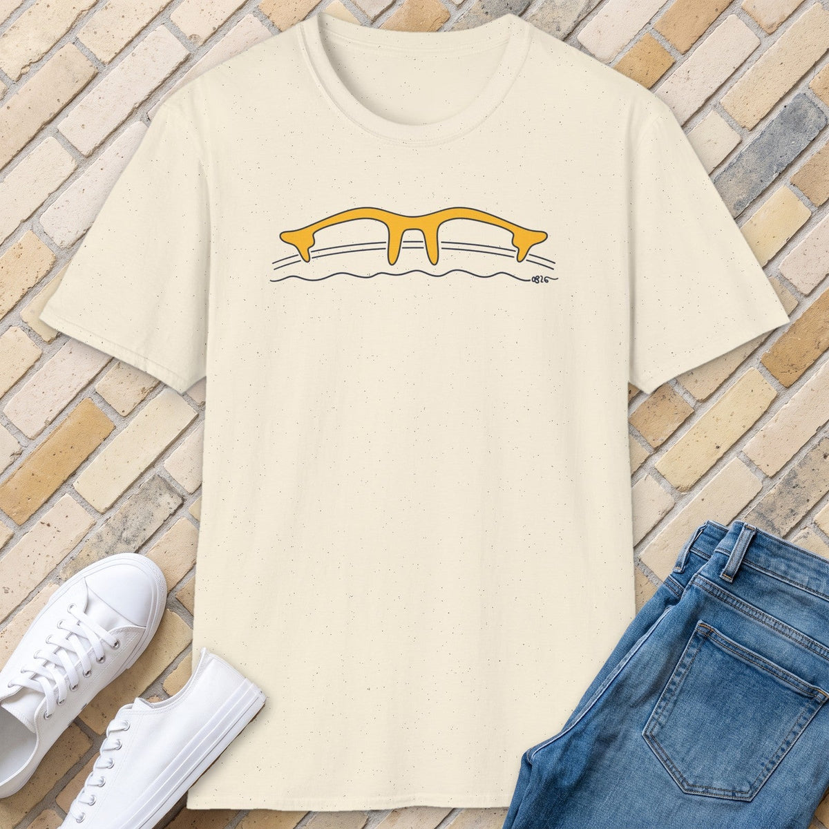 MKE Bridge tee - Natural - front